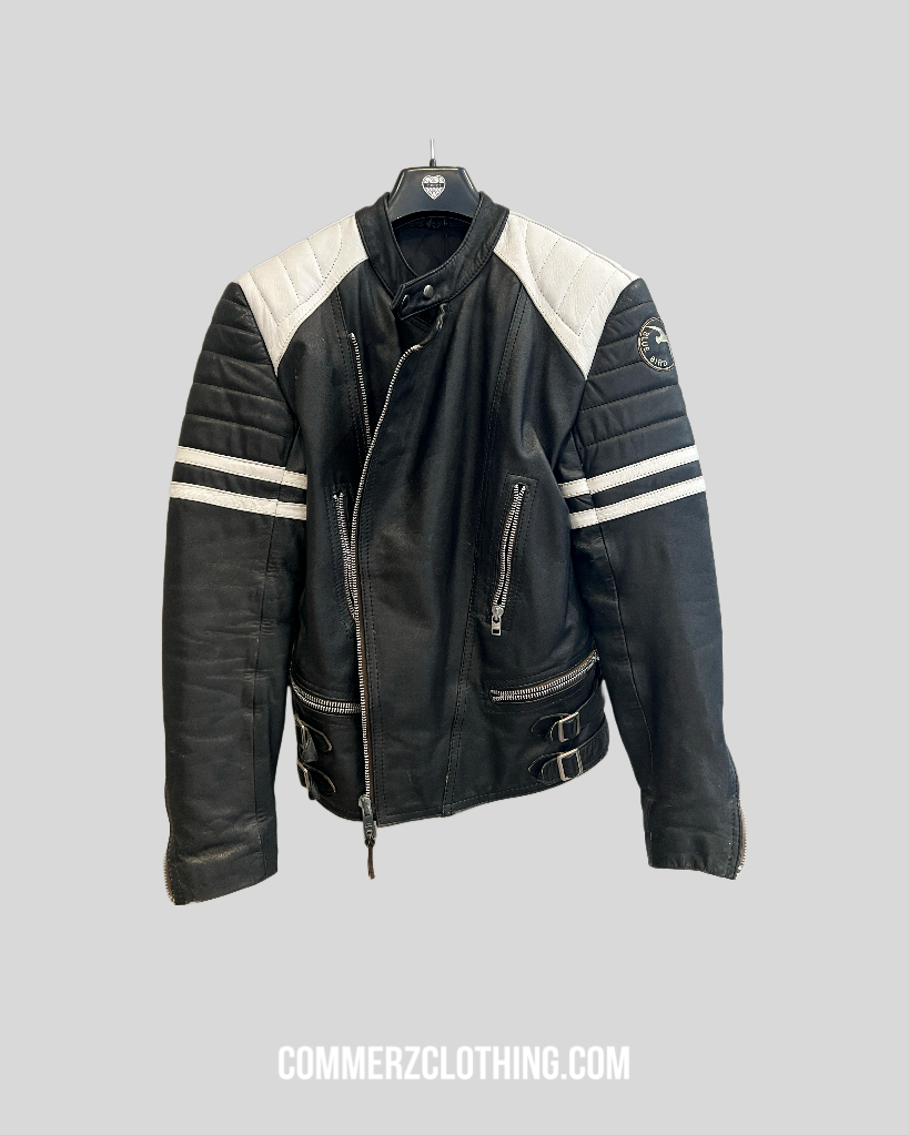 Vintage Biker Lederjacke