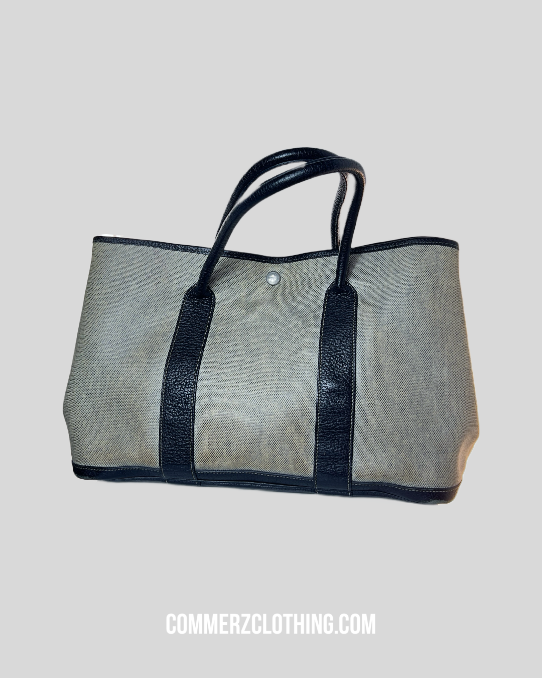 Vintage Hermes Garden Party T15 Luxus Handtasche komplette Ansicht