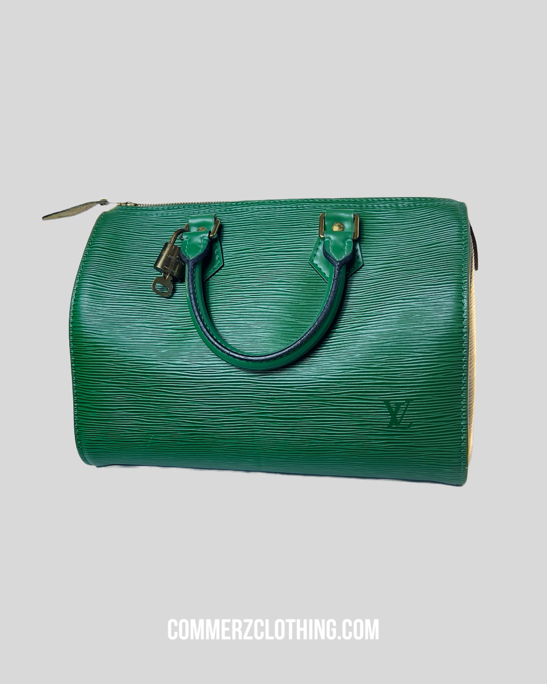 Vintage Louis Vuitton Speedy 30 grün T10 Luxus Handtasche