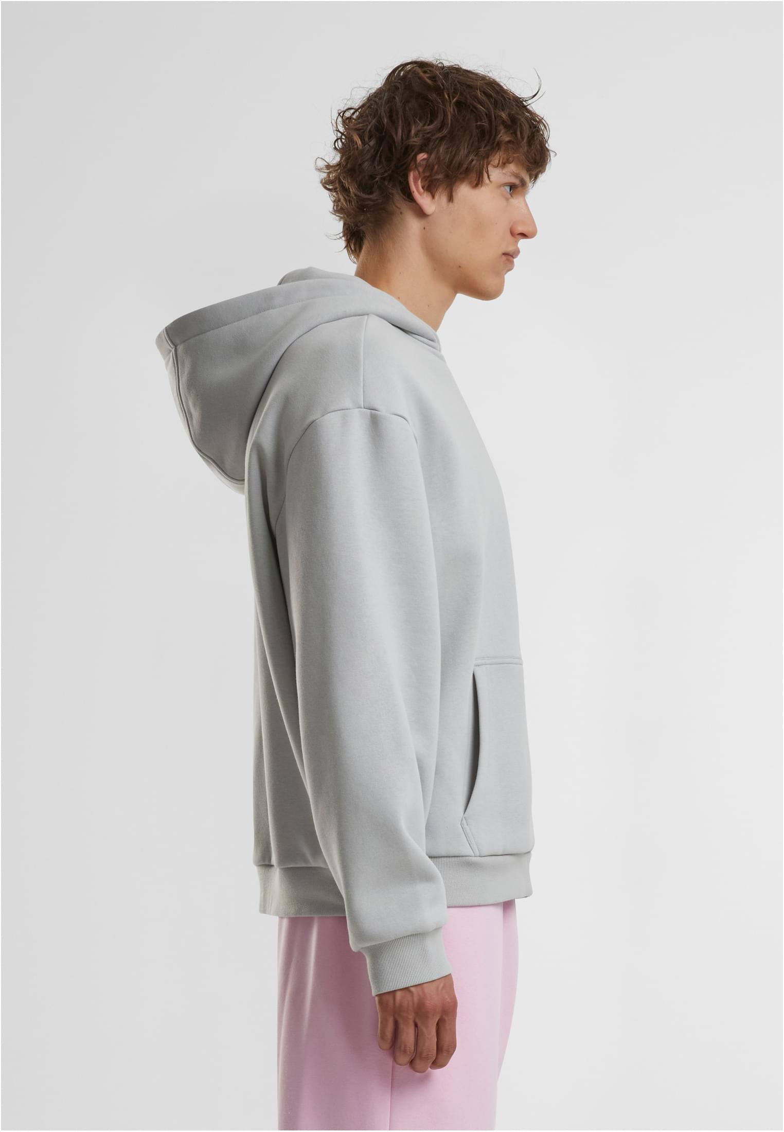 C159 Commerz Fluffy Zip Hoodie Light Grey Men
