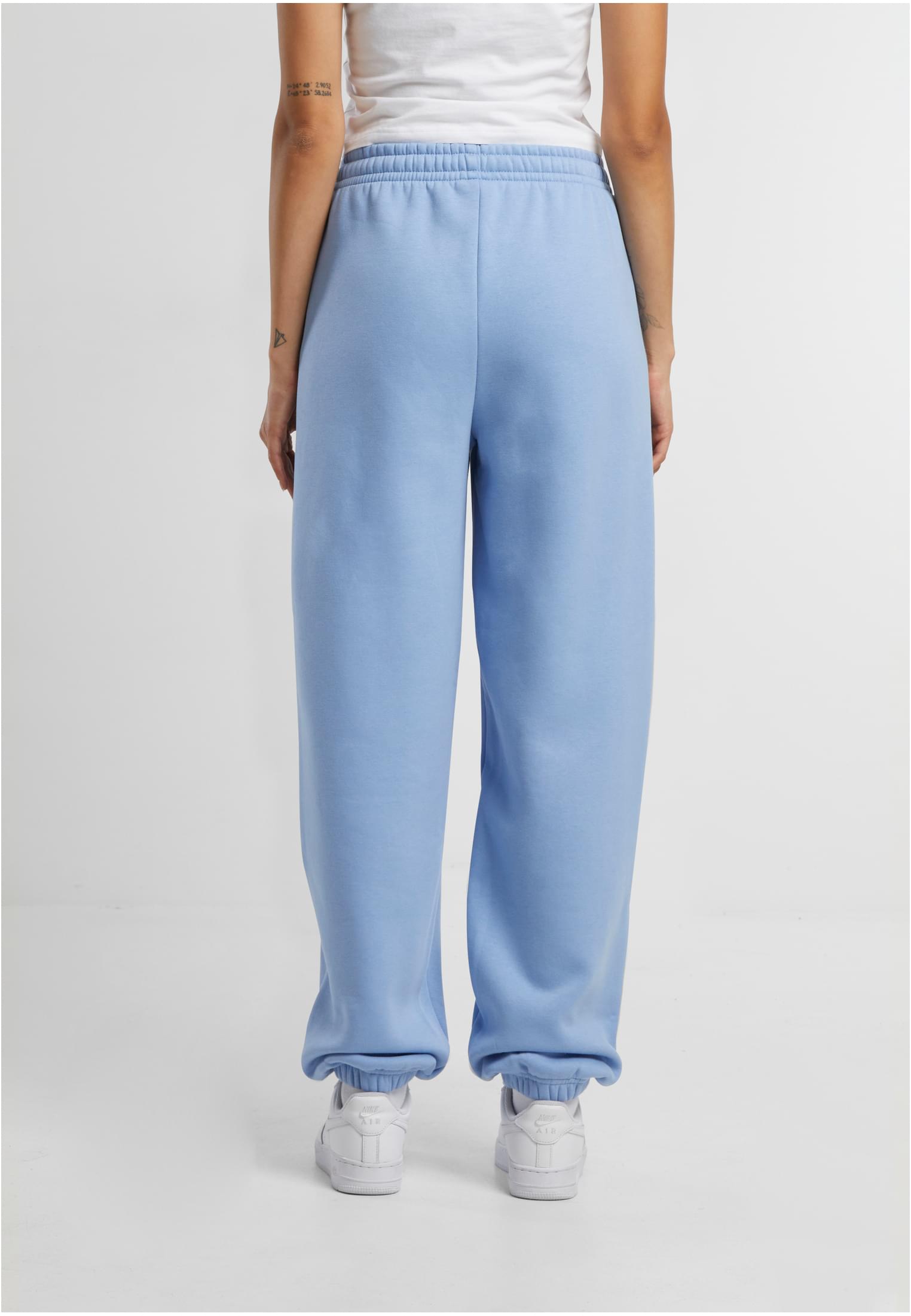 C155 Commerz Fluffy Track Pants Light Blue Women