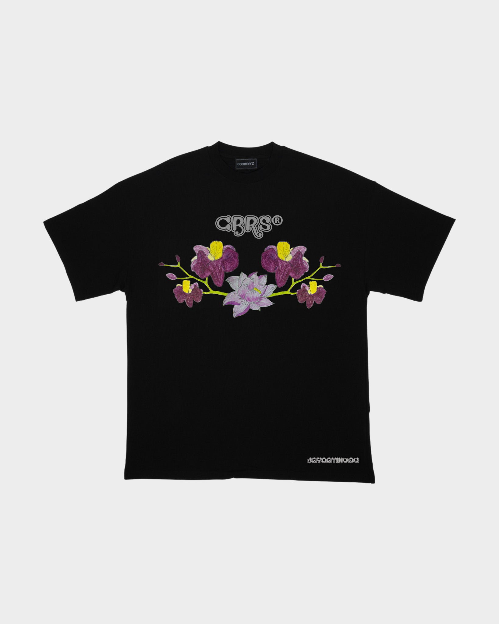 C12 FLOWER T-SHIRT BLACK