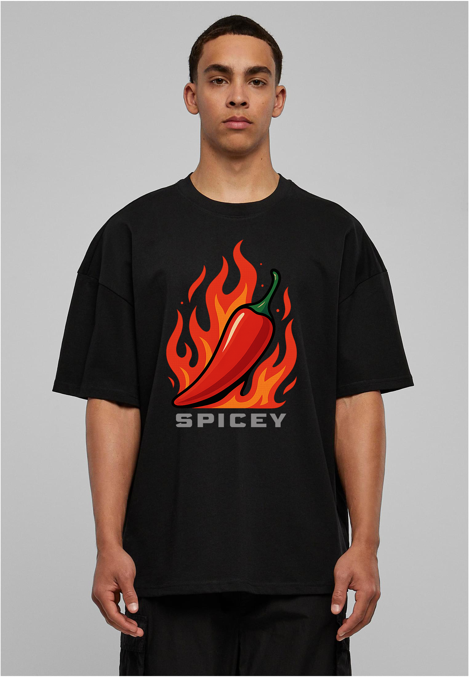 S06 Commerz x Spicey Chilli T-Shirt Black