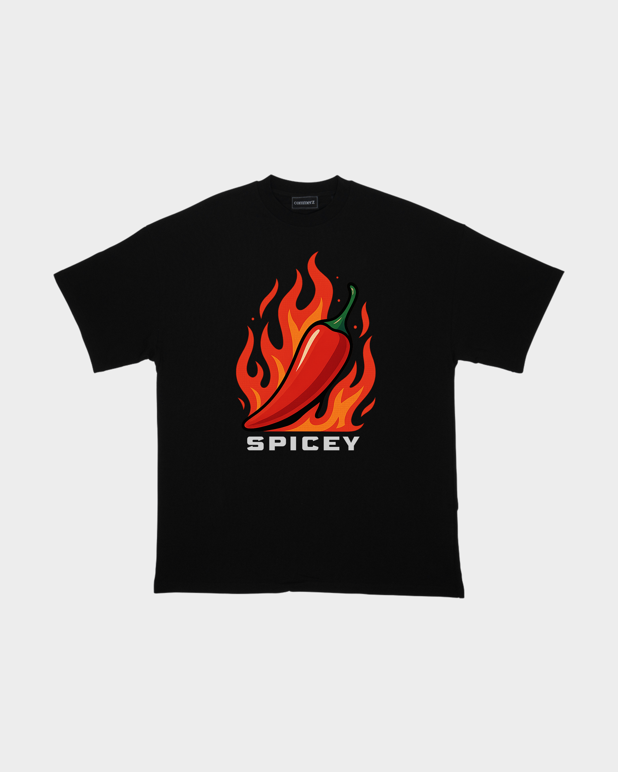 S06 Commerz x Spicey Chilli T-Shirt Black