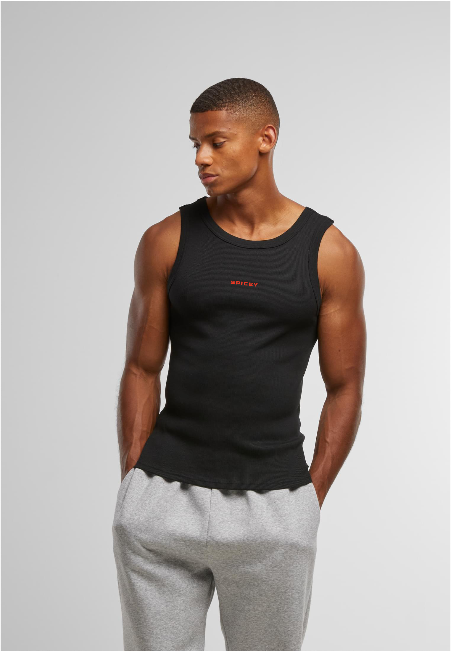 S02 Commerz x Spicey Tank Top Black