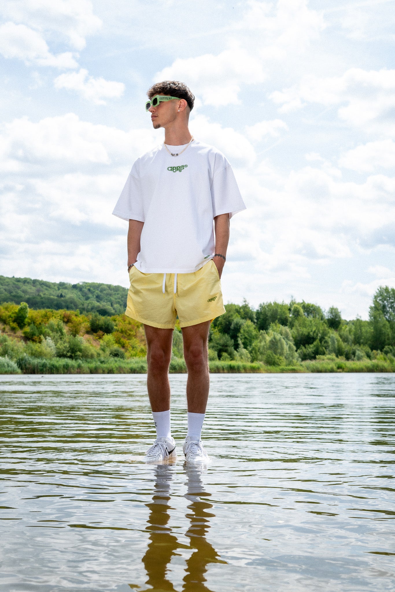 C17 JAYANTHI SWIM SHORTS YELLOW