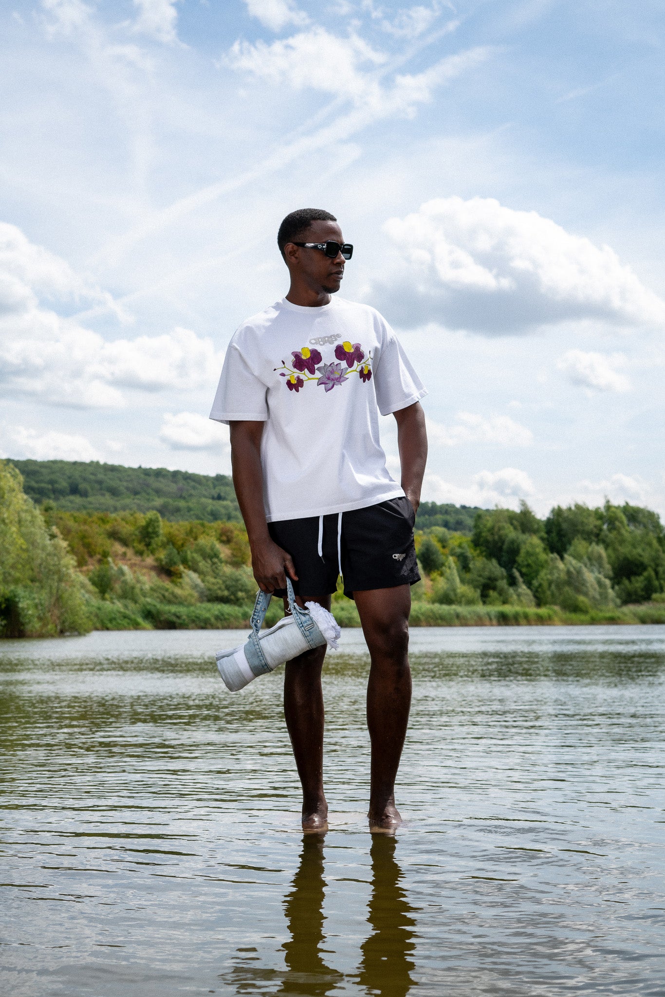 C13 FLOWER T-SHIRT WHITE