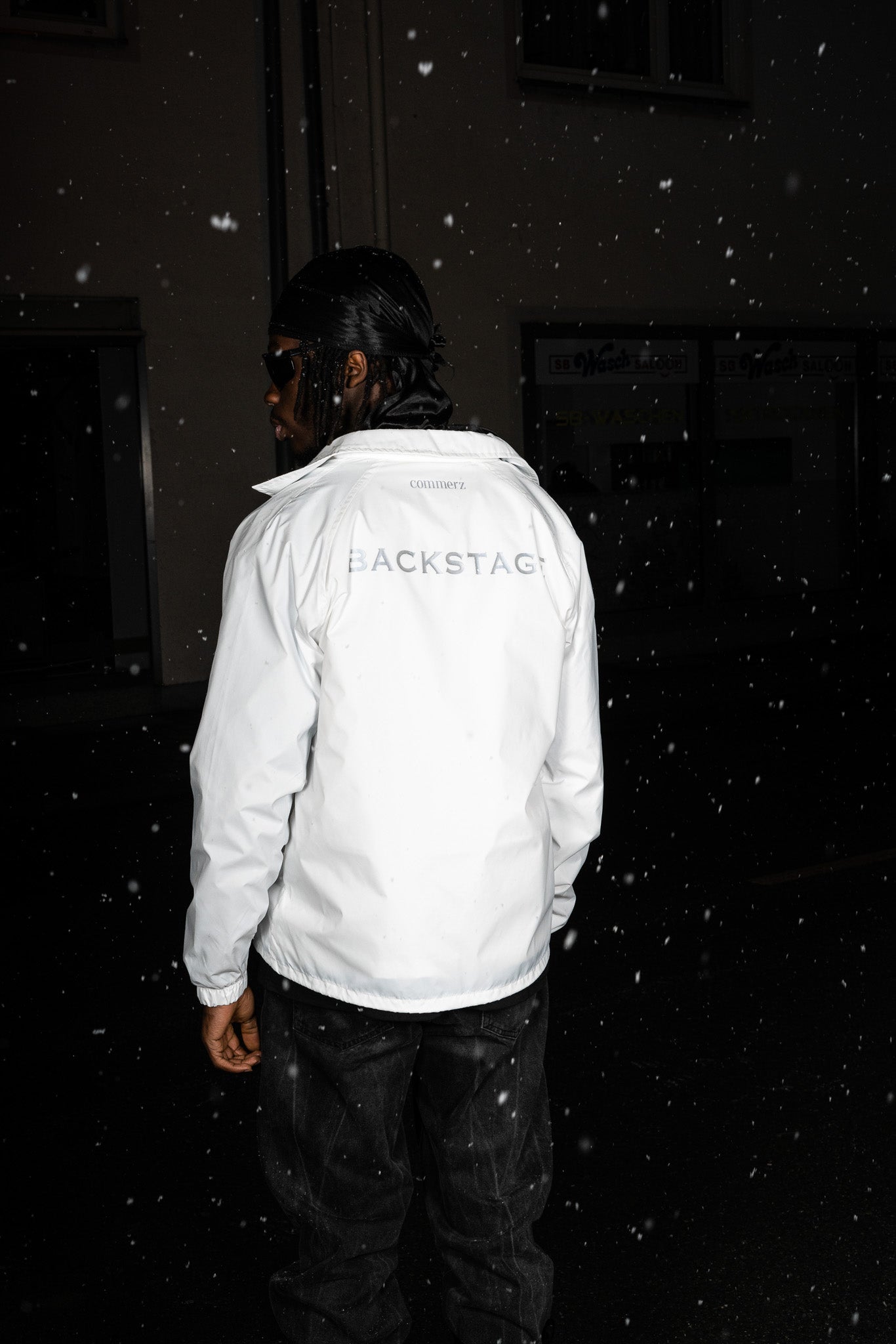 C21 CBRS TRACK JACKET WHITE