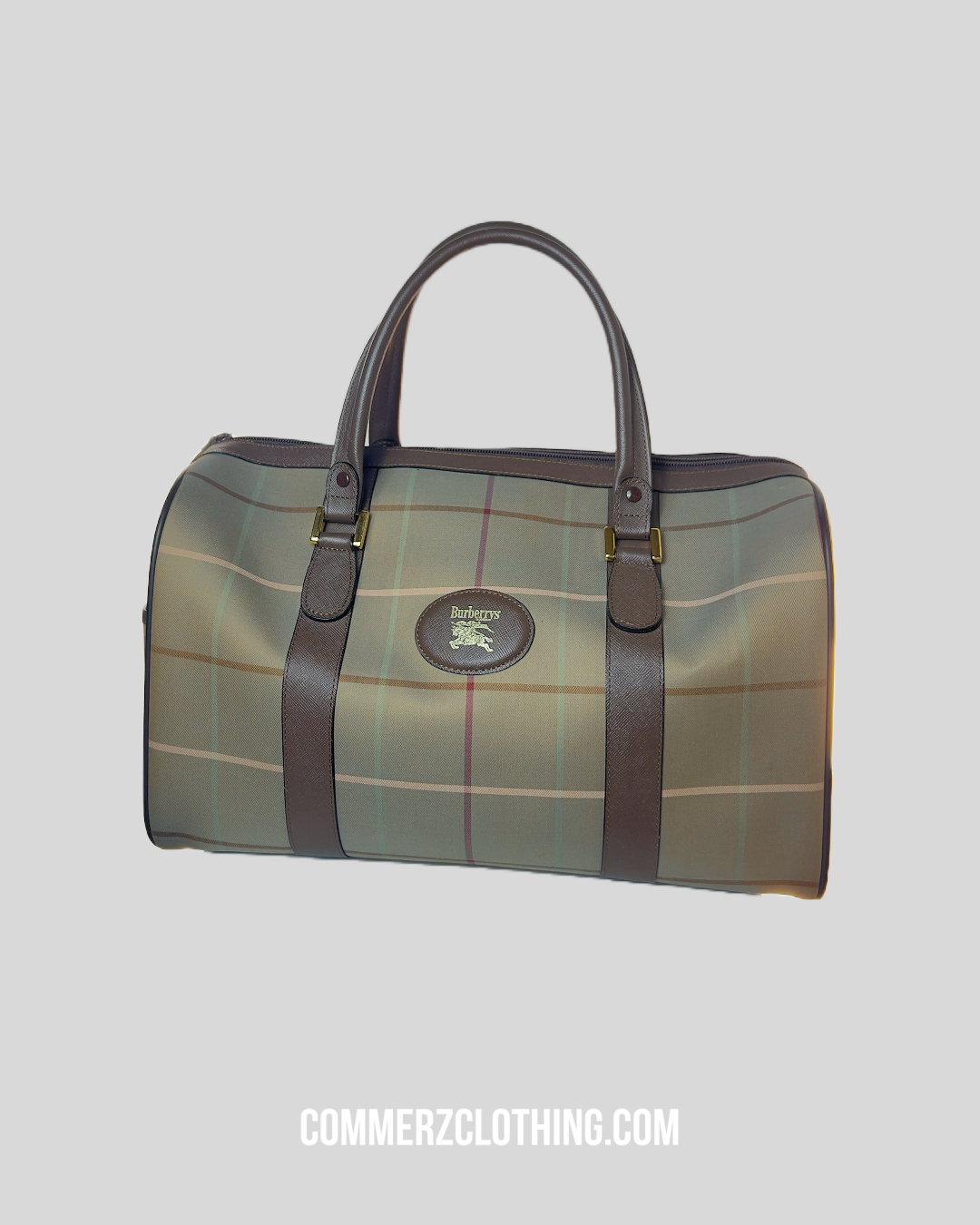 Vintage Burberry Speedy Boston Bag T02 Luxus Handtasche