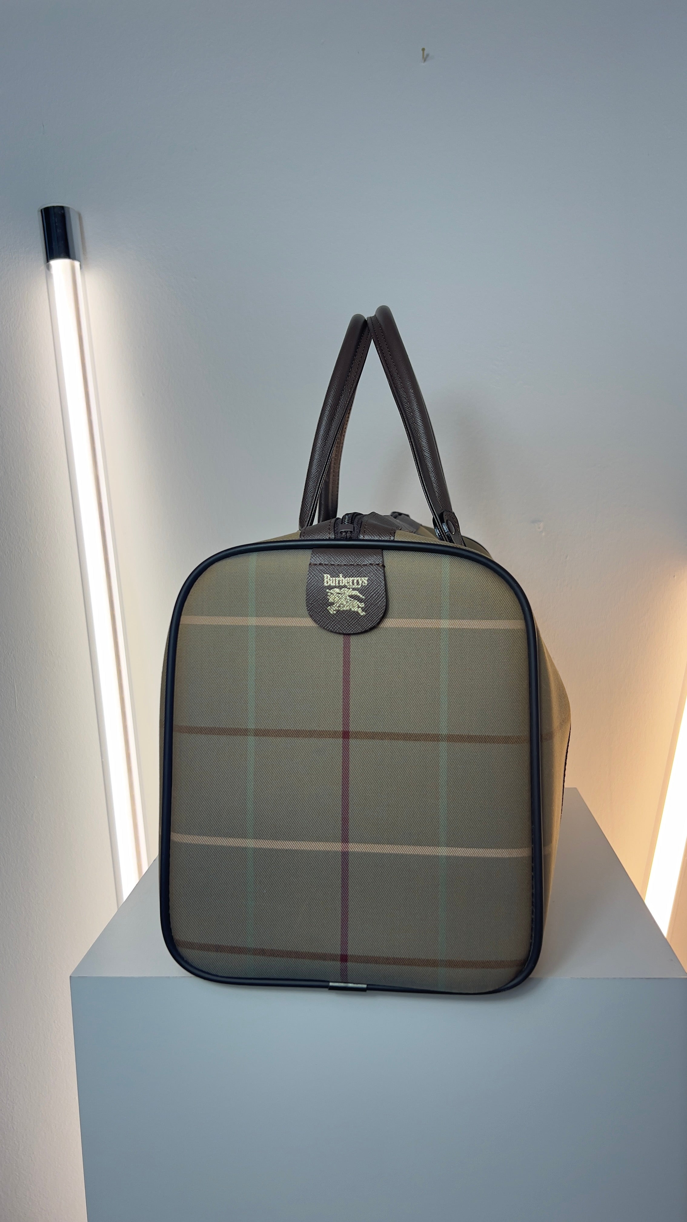 Vintage Burberry Speedy Boston Bag T02 Luxus Handtasche