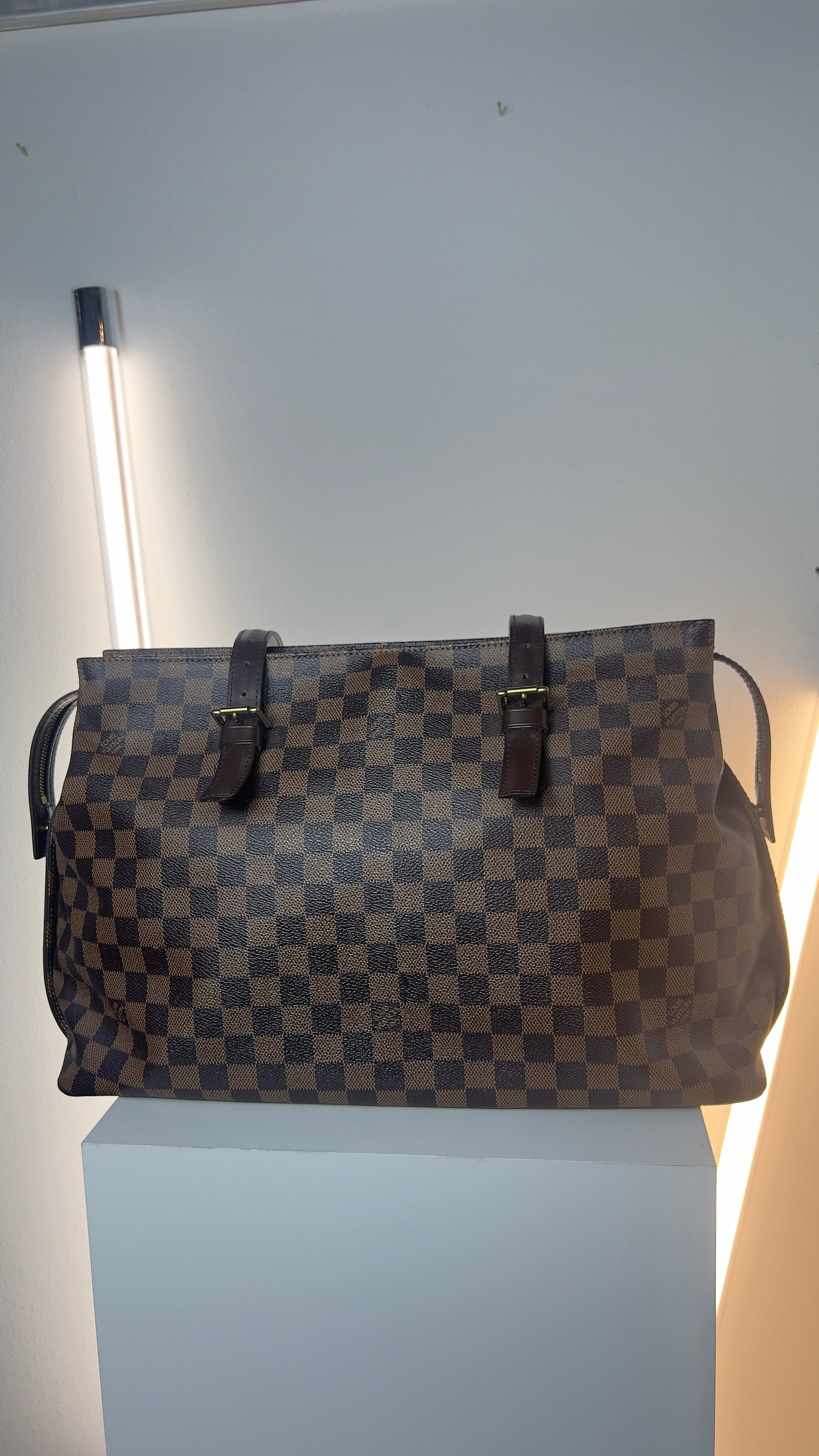 Vintage Louis Vuitton Chelsea Damier T13 Luxus Handtasche