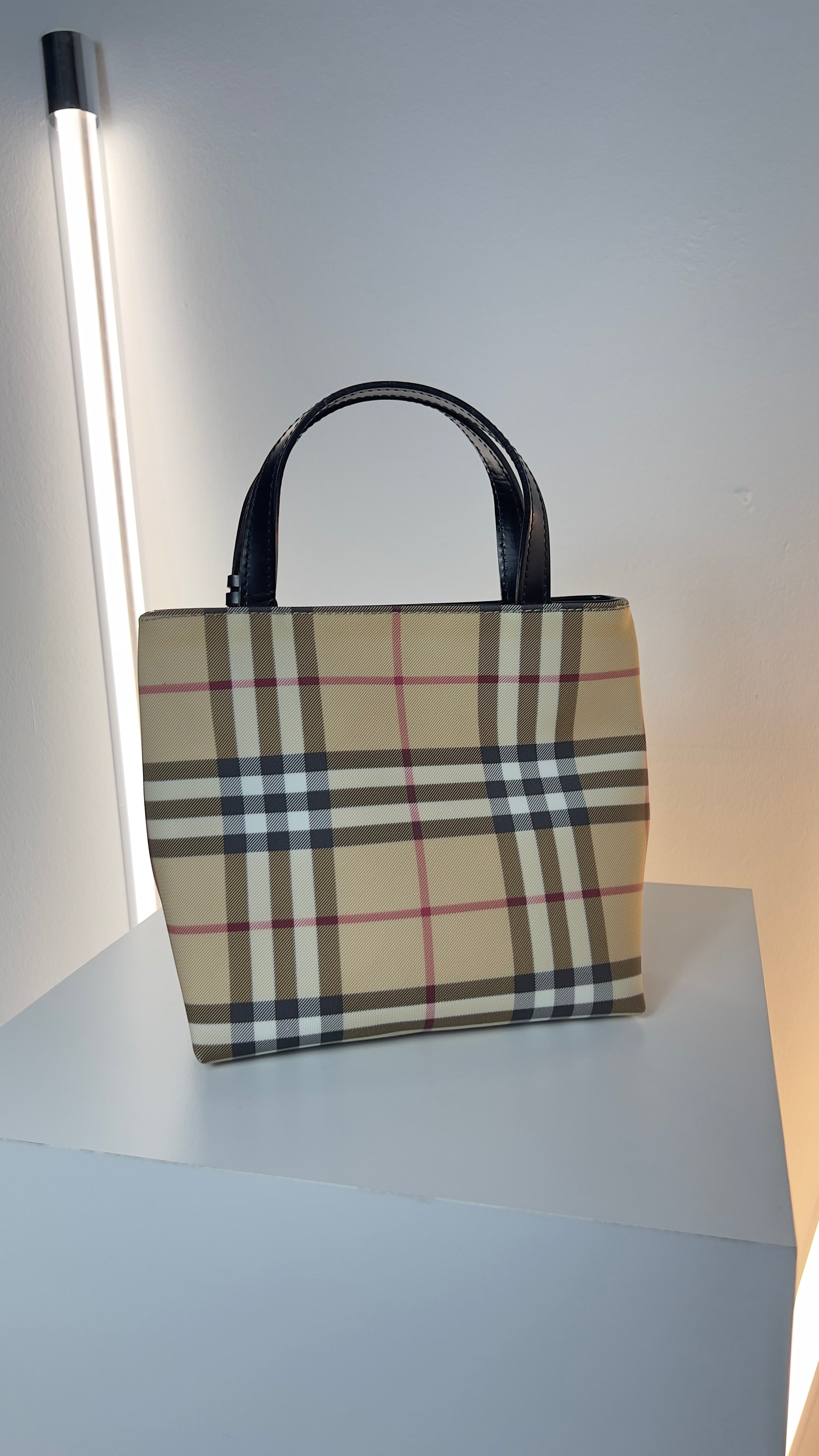 Vintage Burberry Nova Check T14 Luxus Handtasche