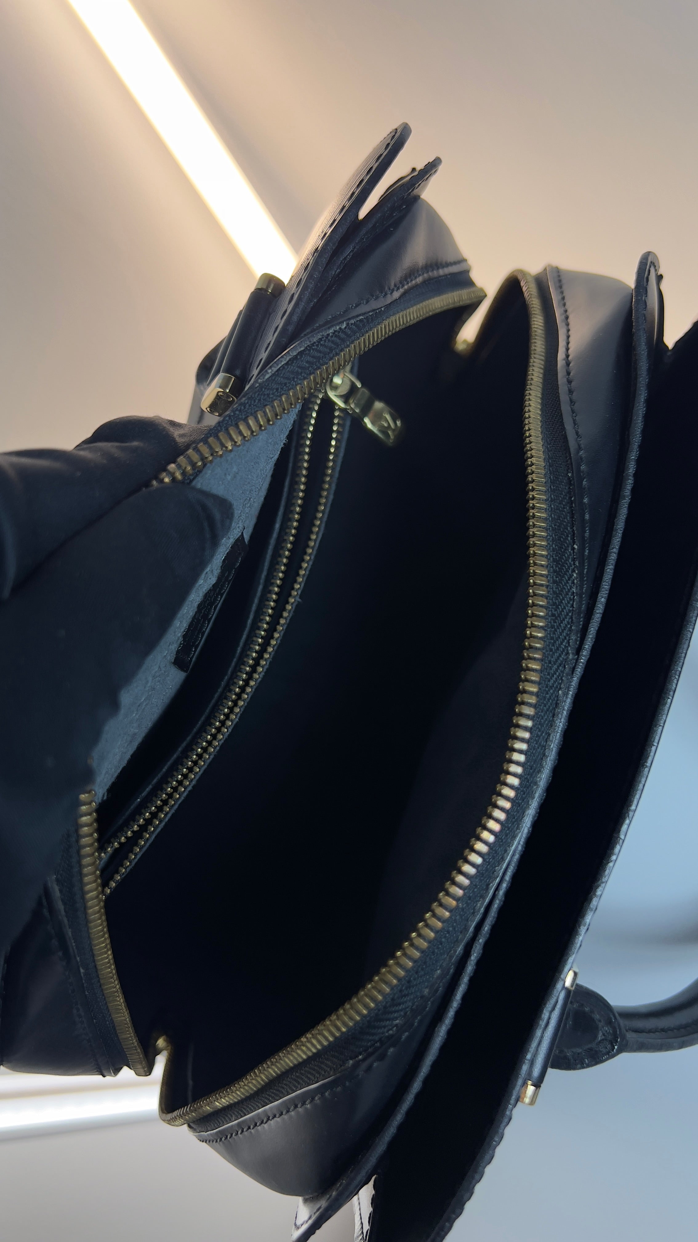 Vintage Louis Vuitton Pont Neuf Bag T07 Luxus Handtasche LV Innenansicht