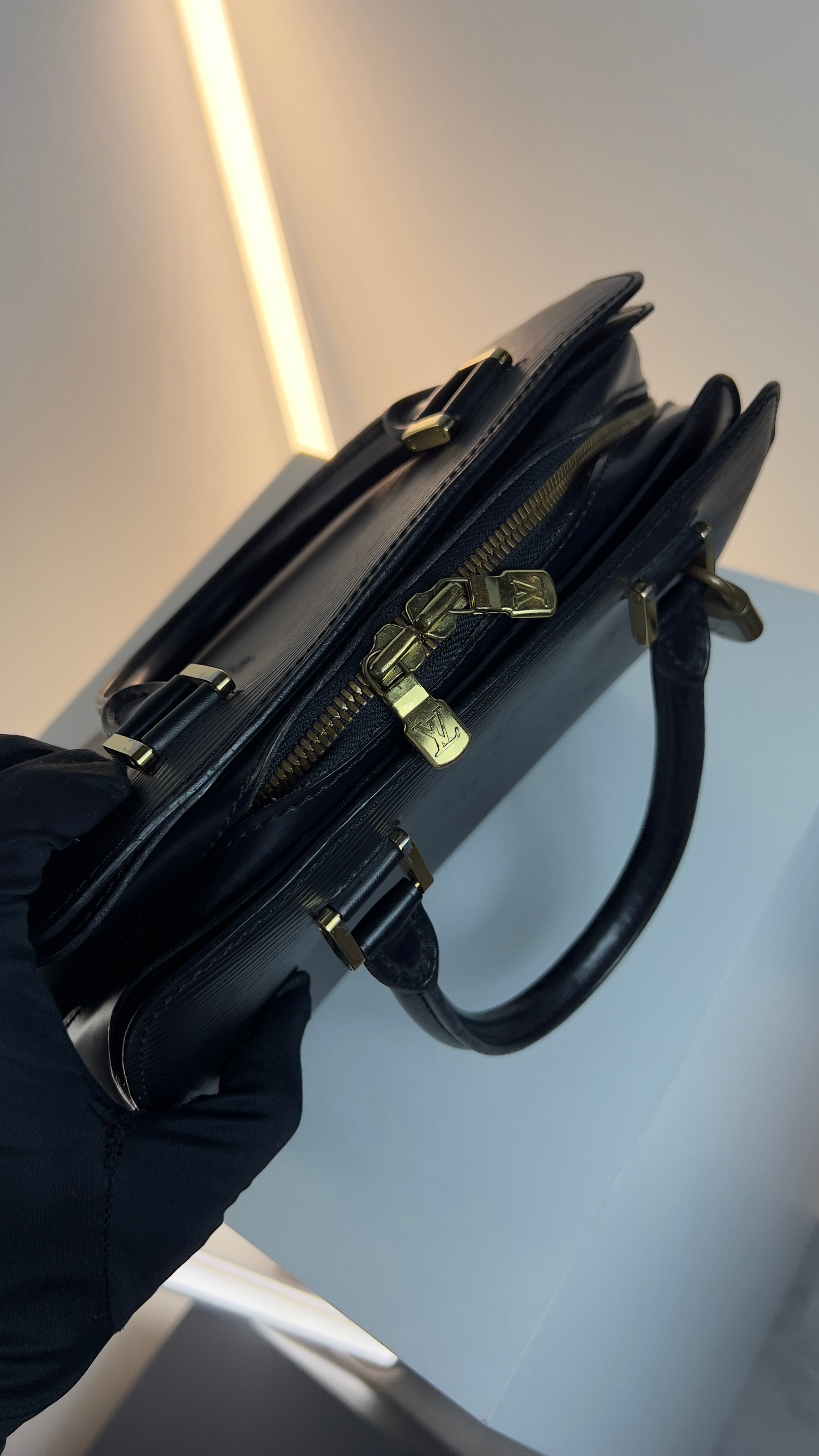 Vintage Louis Vuitton Pont Neuf Bag T07 Luxus Handtasche LV Reißverschluss