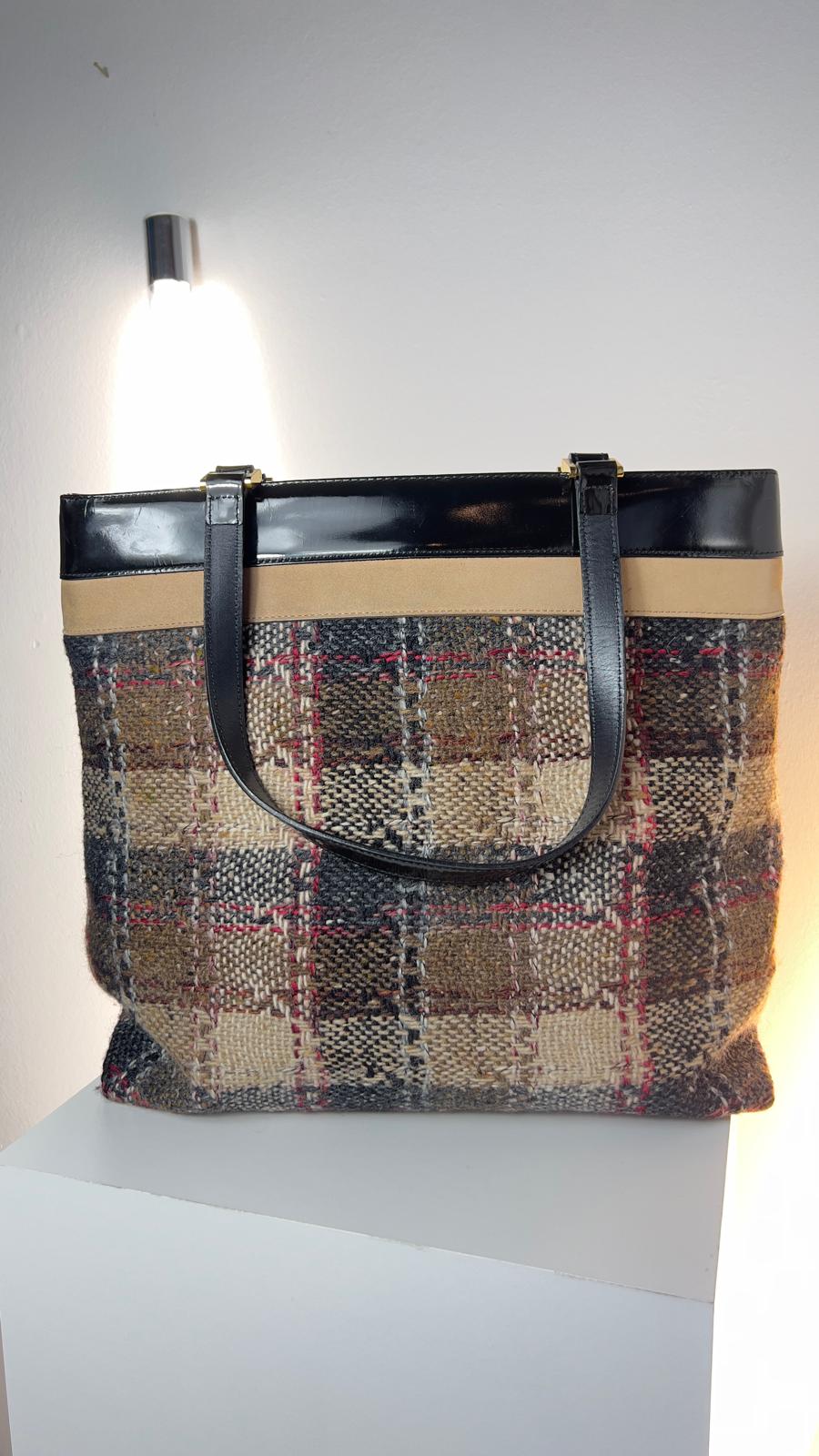 Vintage Burberry Schultertasche T01 Luxus Handtasche