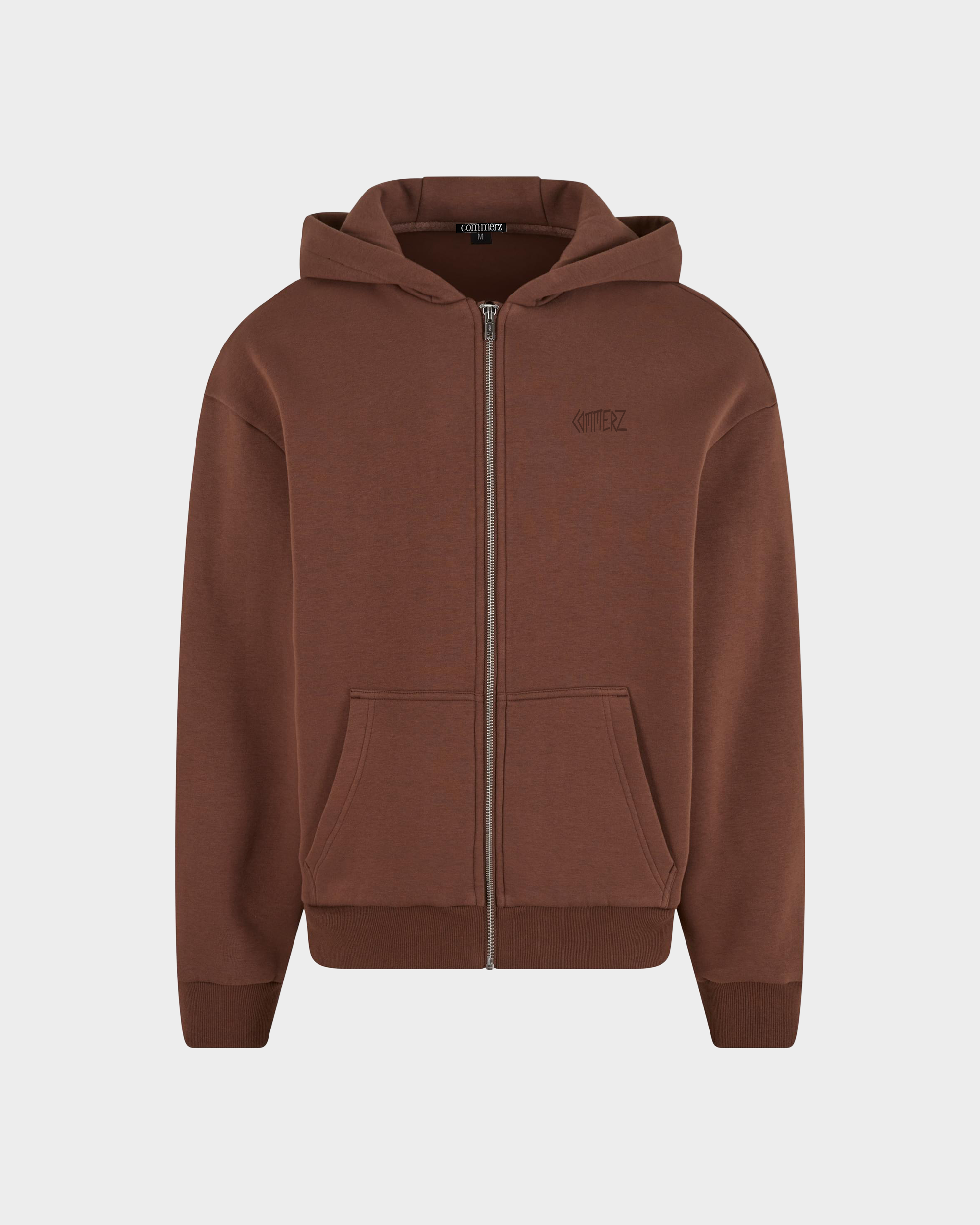 C135 Commerz Fluffy Zip Hoodie Mokka Men