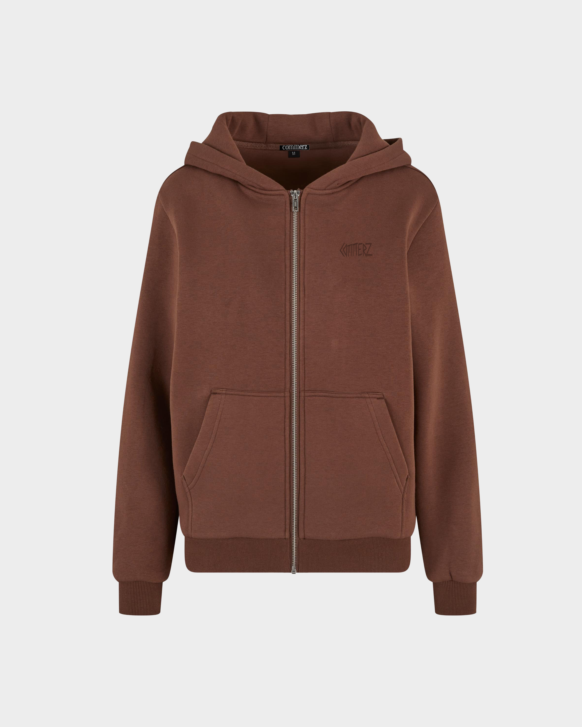 C132 Commerz Fluffy Zip Hoodie Mokka Women