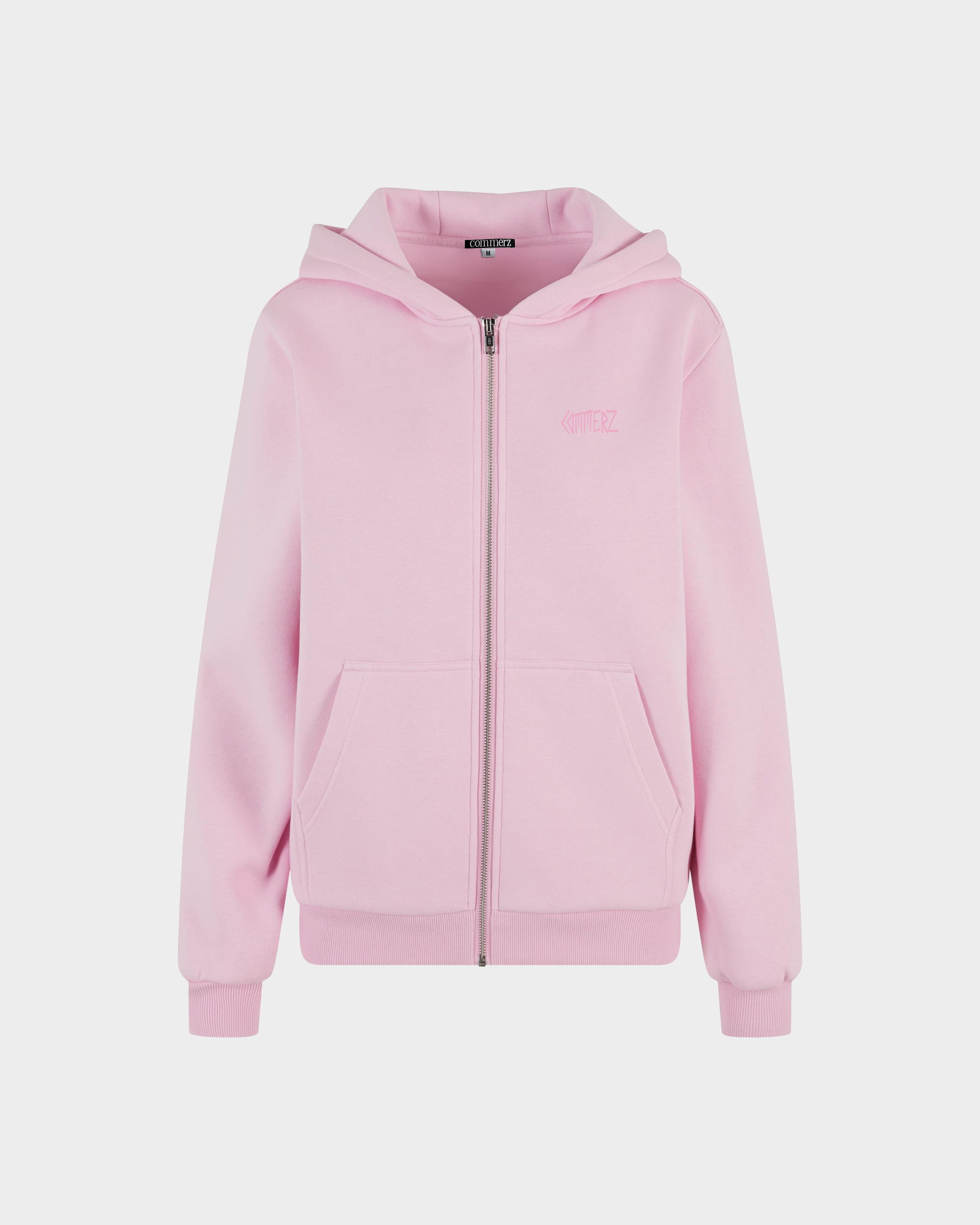 C131 Commerz Fluffy Zip Hoodie Rosa Women