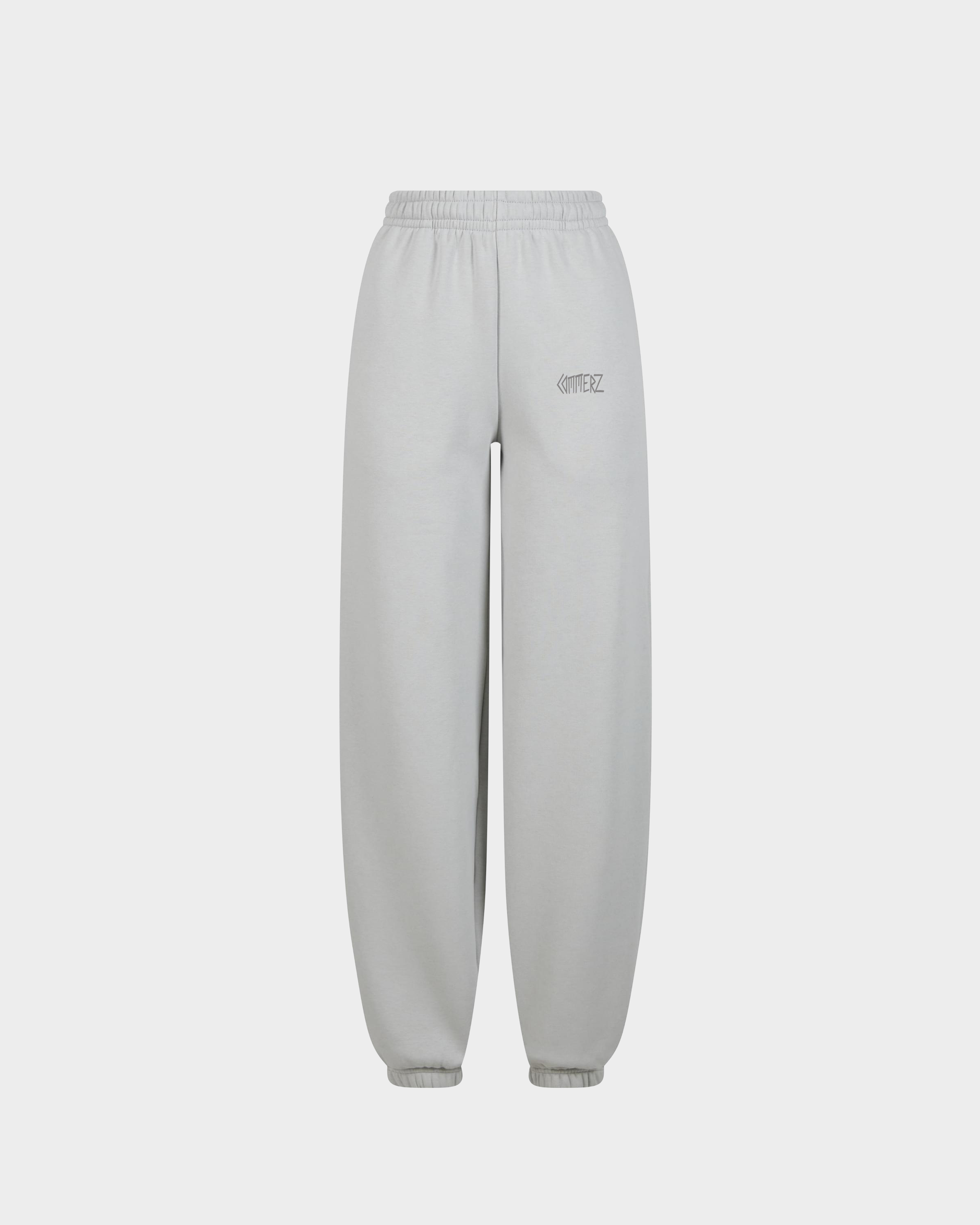 C140 Commerz Fluffy Track Pants Light Grey Women