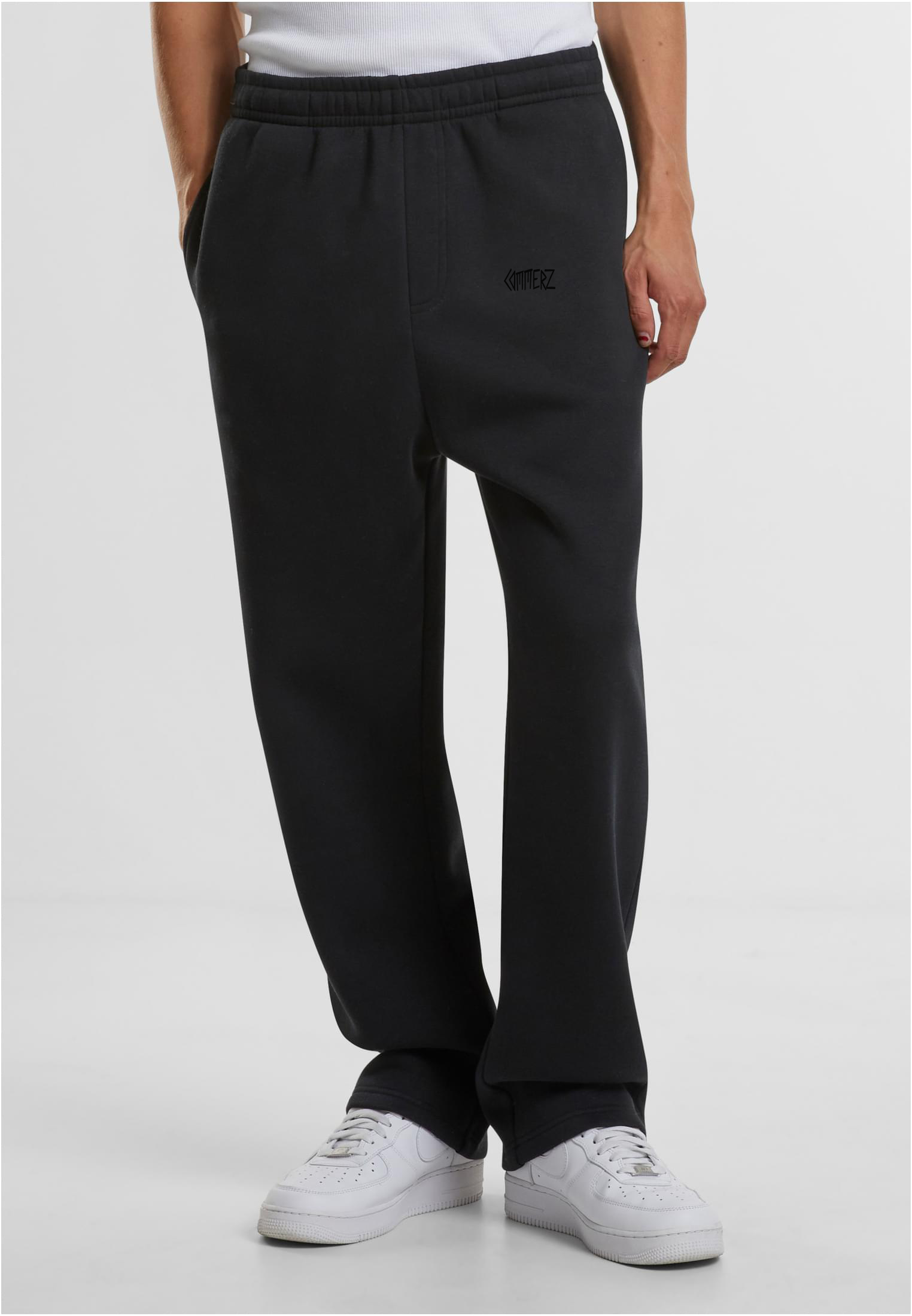 C136 Commerz Fluffy Track Pants Black Men