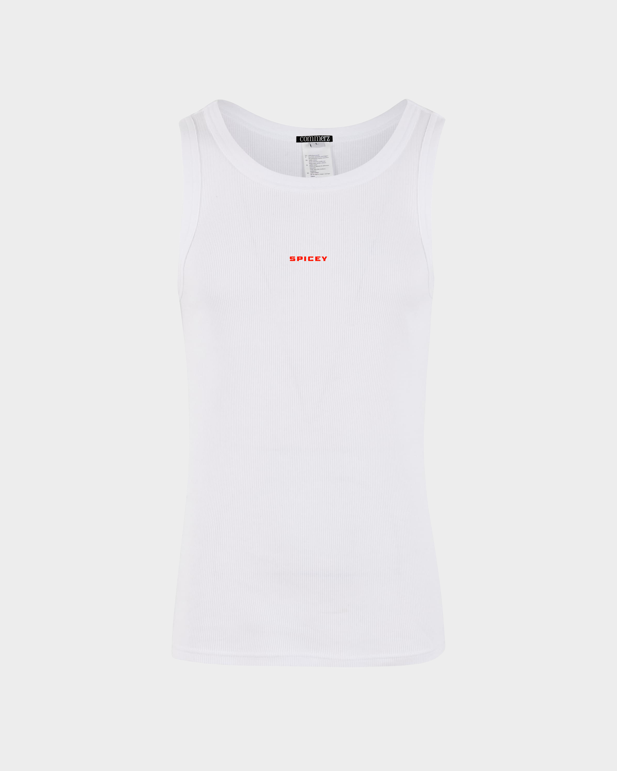 S01 Commerz x Spicey Tank Top White