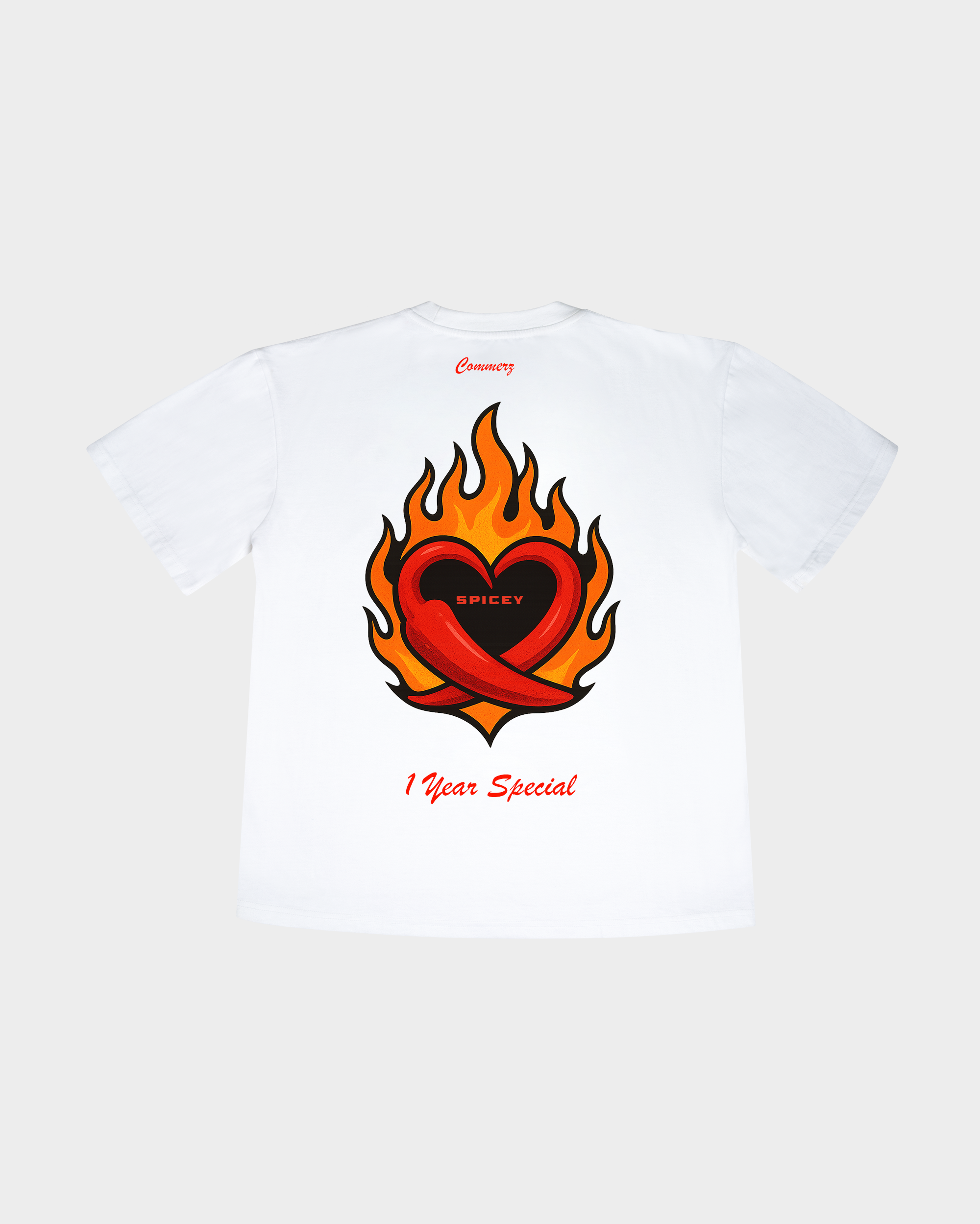 S04 Commerz x Spicey Heart T-shirt White