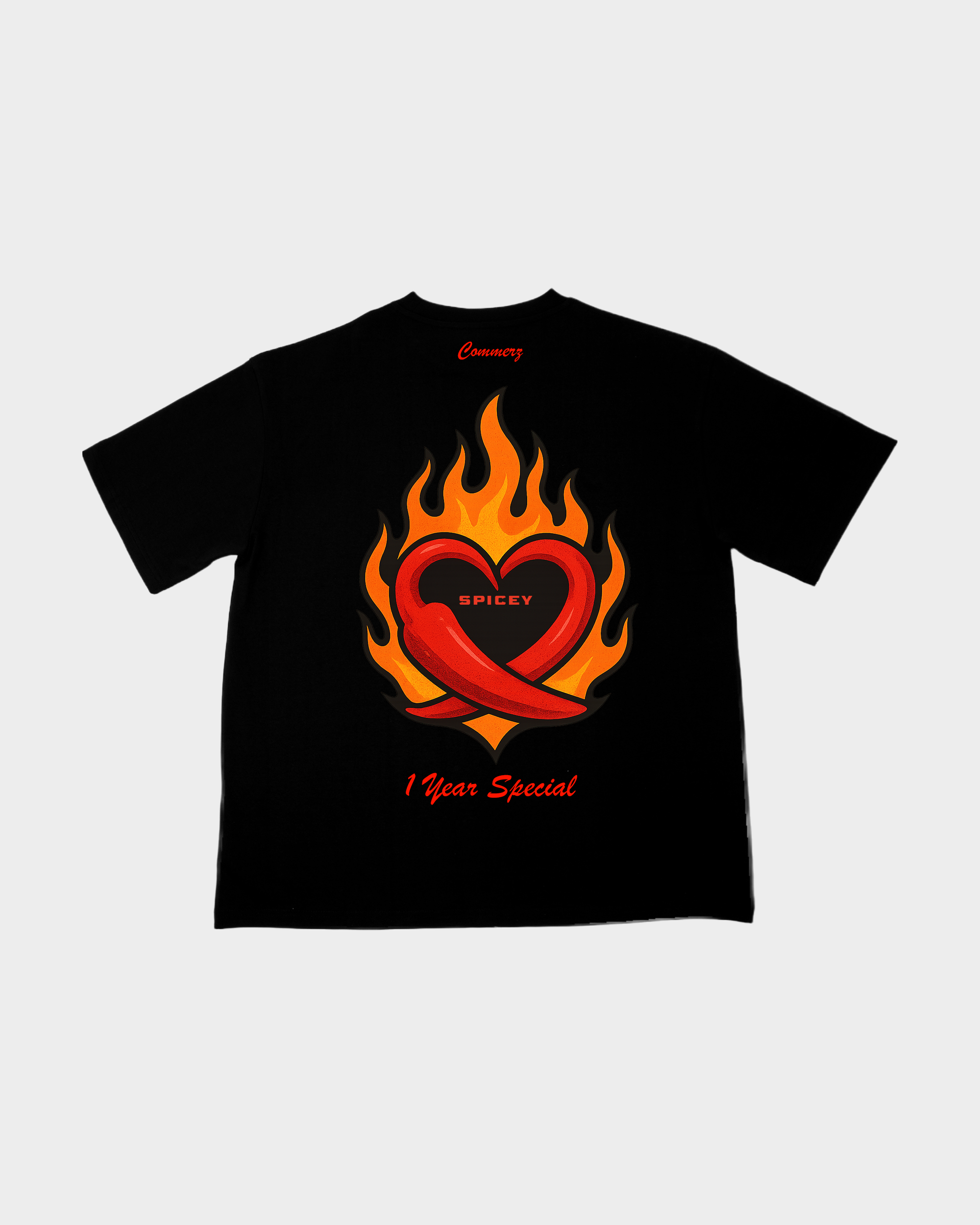 S03 Commerz x Spicey Heart T-shirt Black