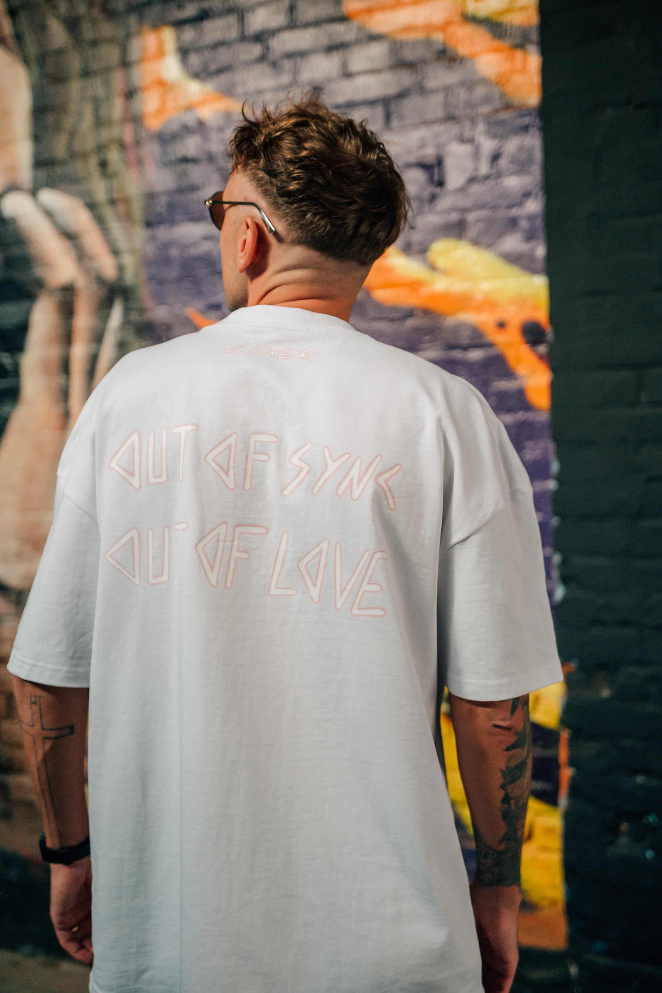 Commerz x Lexer Out of Sync T-Shirt White